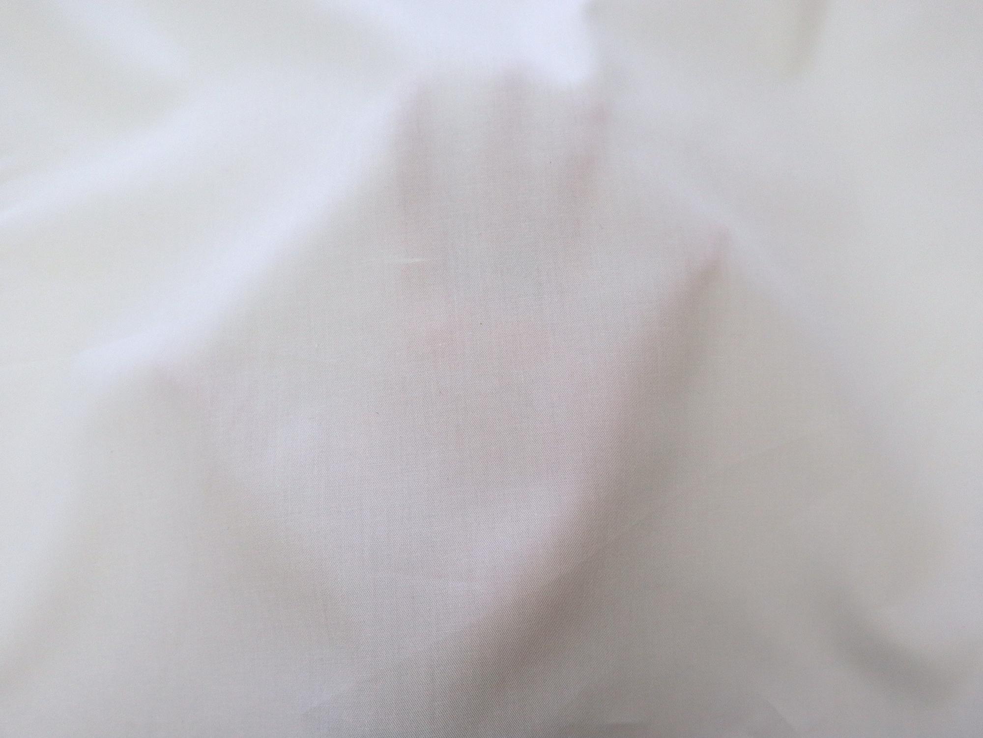 Pima Cotton Fine Twill in White