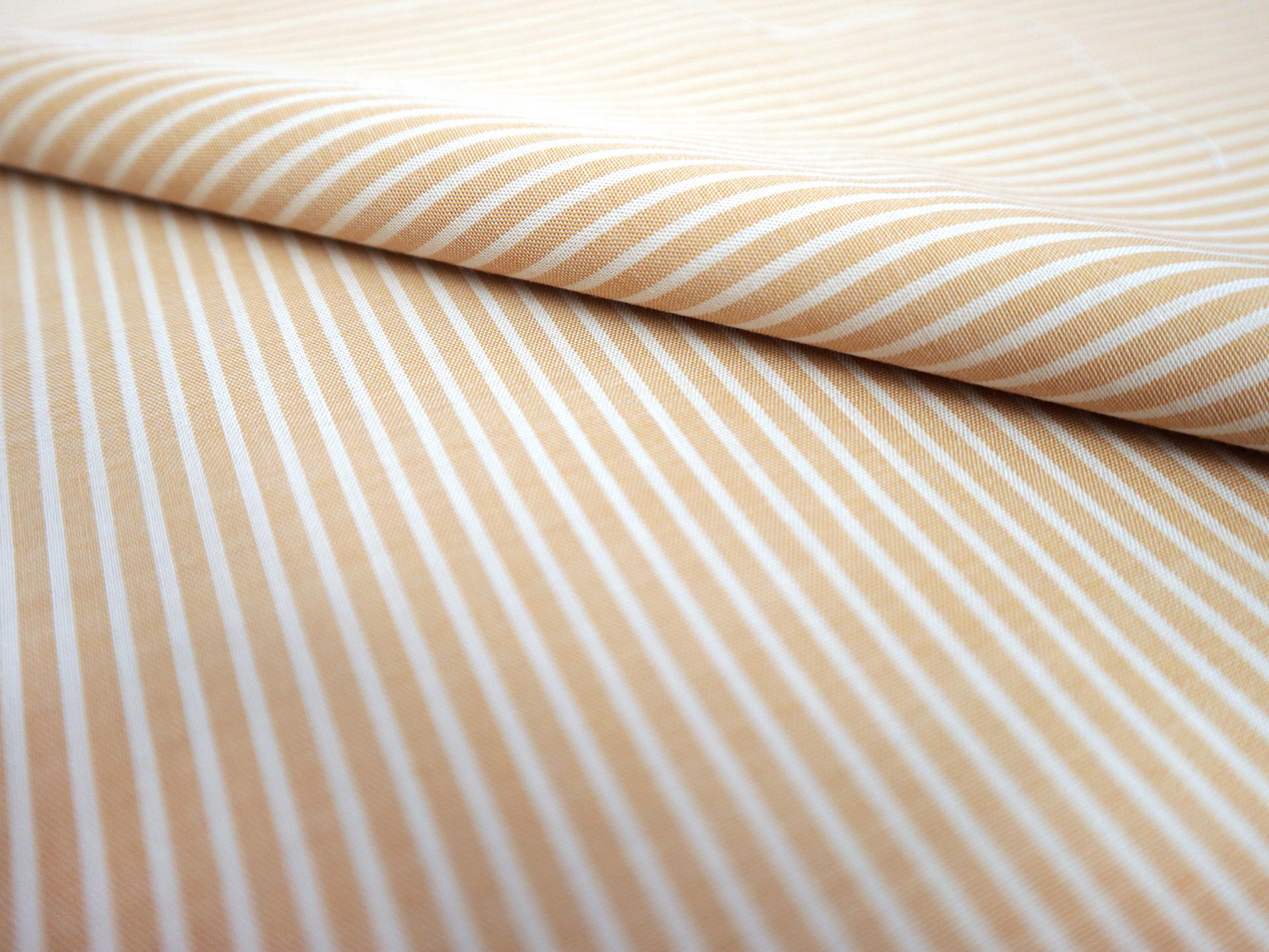 Japanese Cotton Broadcloth Stripe in Yellow