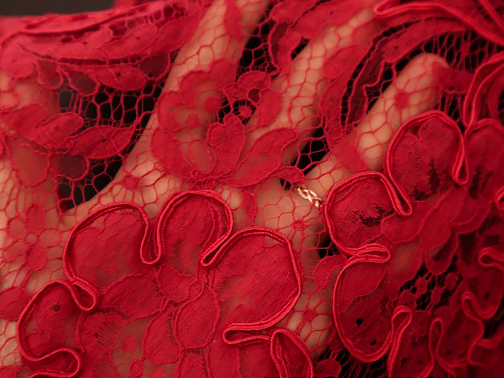 Soutaché Lace in Vermilion