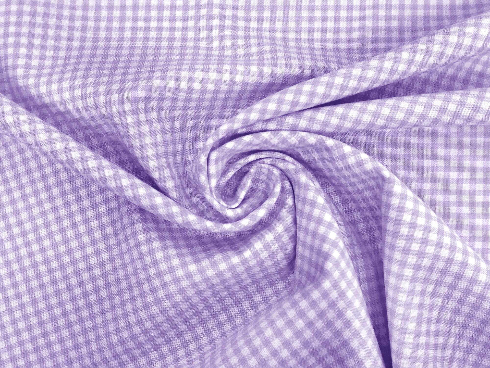 1/8" Cotton Gingham in Lavender