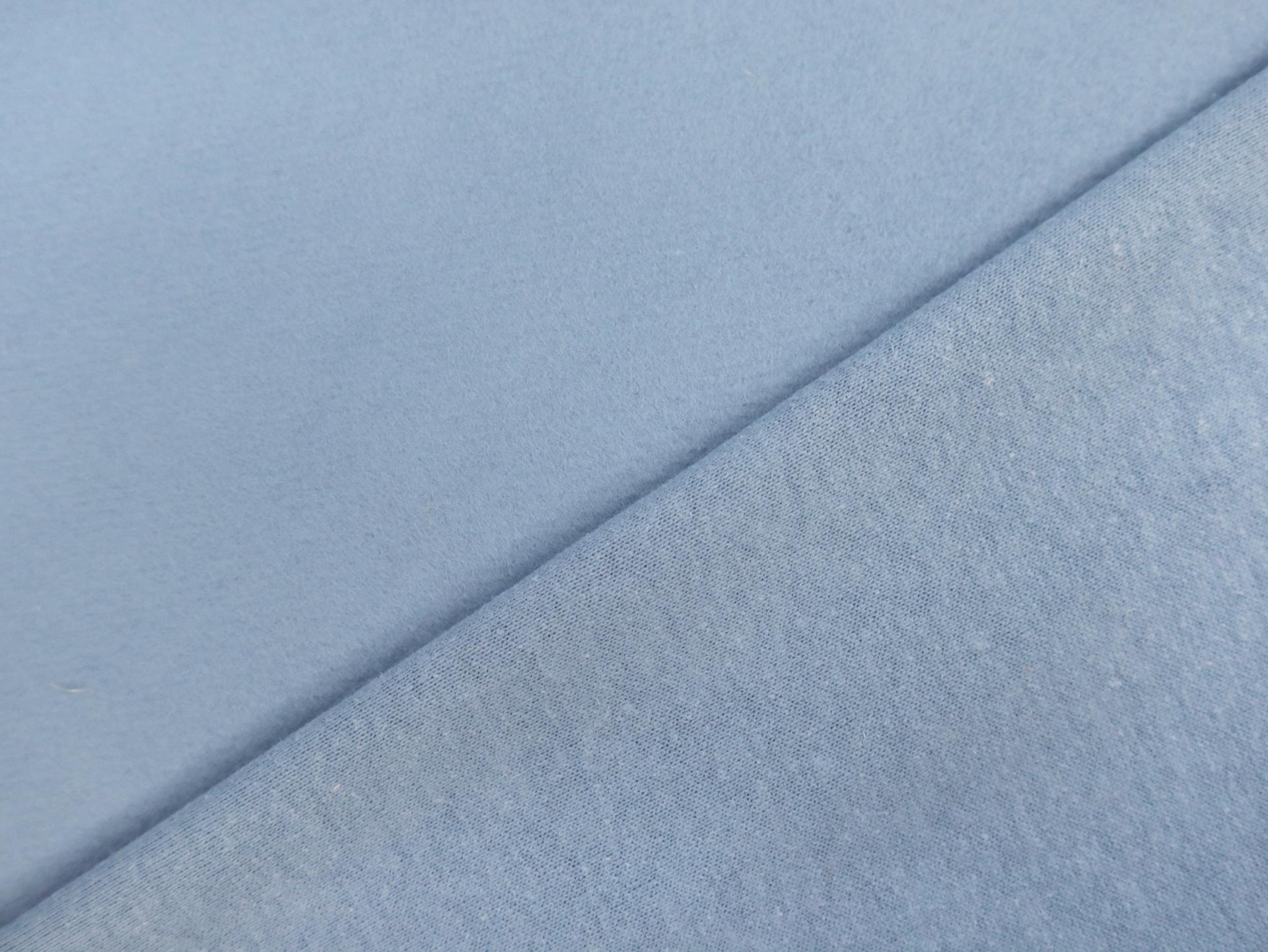 Hemp, Cotton & Bamboo Sweatshirt Fleece in Light Denim