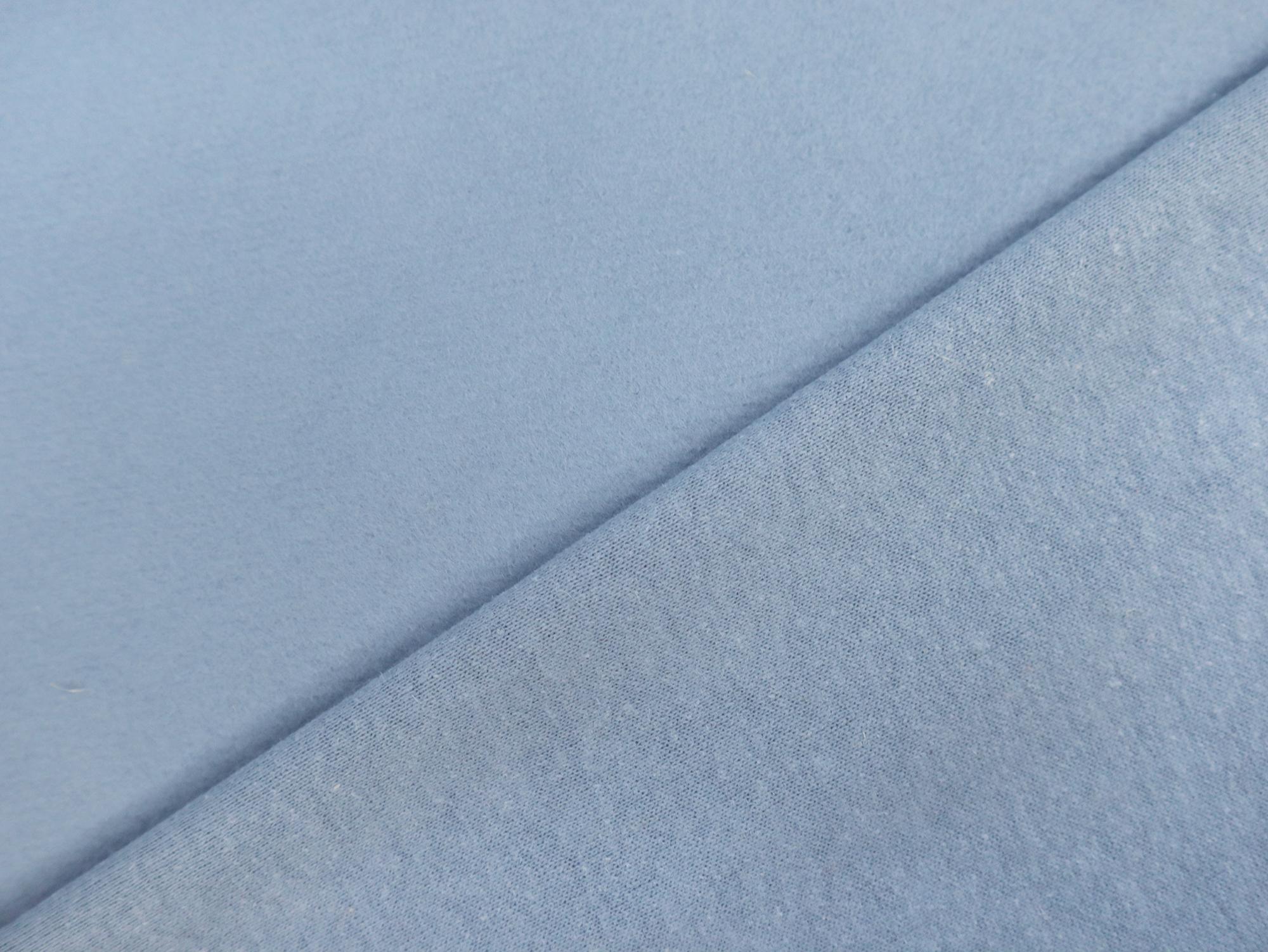 Hemp, Cotton & Bamboo Sweatshirt Fleece in Light Denim