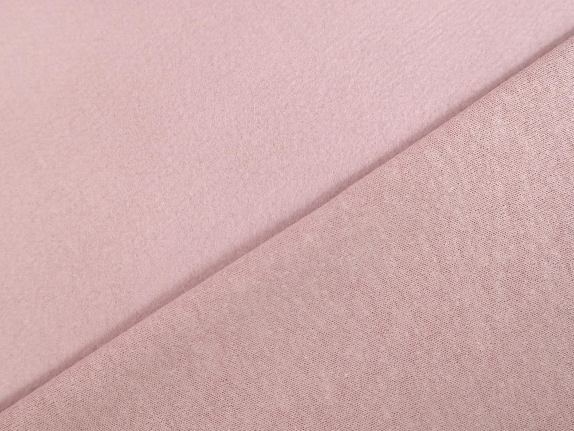 Hemp, Cotton & Bamboo Sweatshirt Fleece in Blush