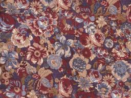 Vintage Wool & Cotton Viyella with Floral Print