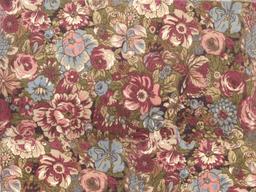 Vintage Wool & Cotton Viyella with Floral Print