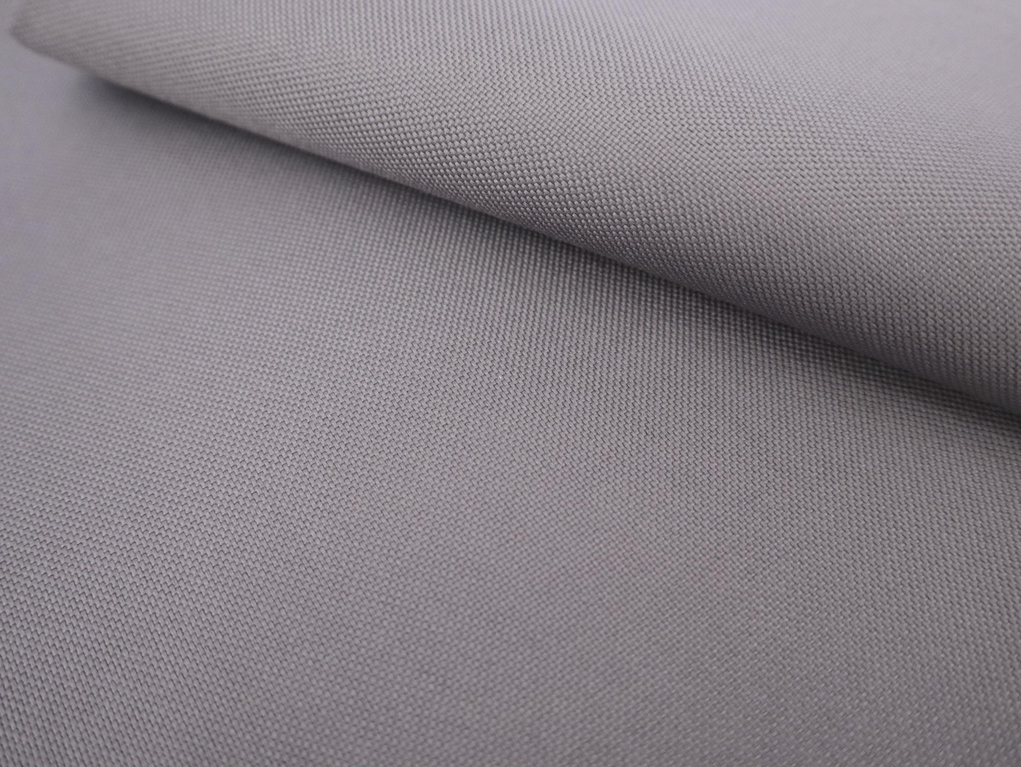 Vinyl Coated Polyester Canvas in Light Charcoal