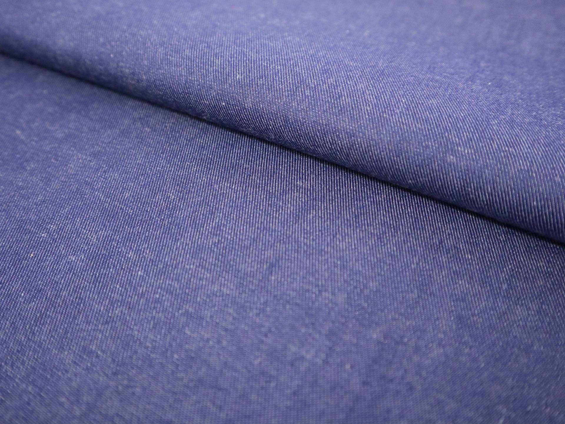 Recycled Poly & Cotton Denim in Indigo