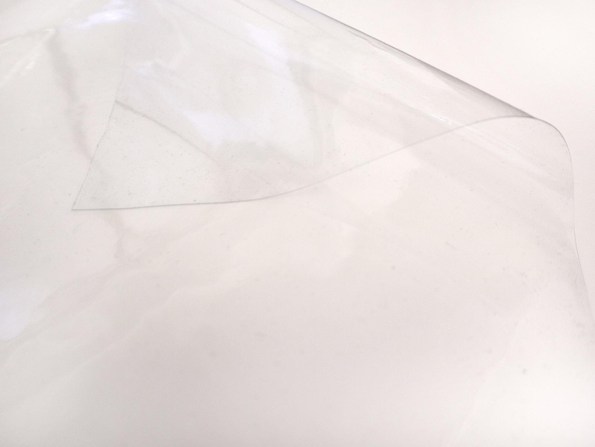 Extra Light Double Polished 106 Gauge Vinyl Plastic in Clear