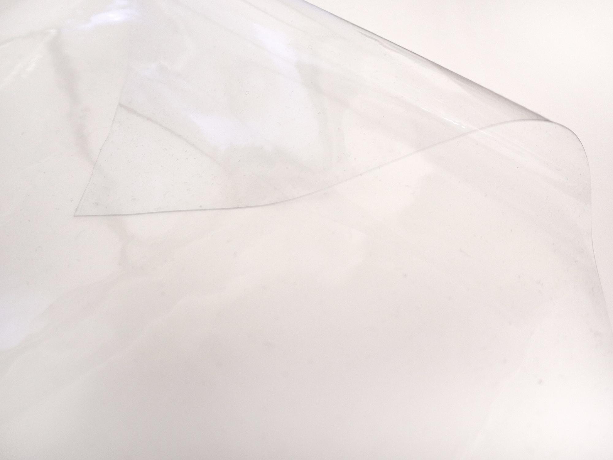 Extra Light Double Polished 106 Gauge Vinyl Plastic in Clear