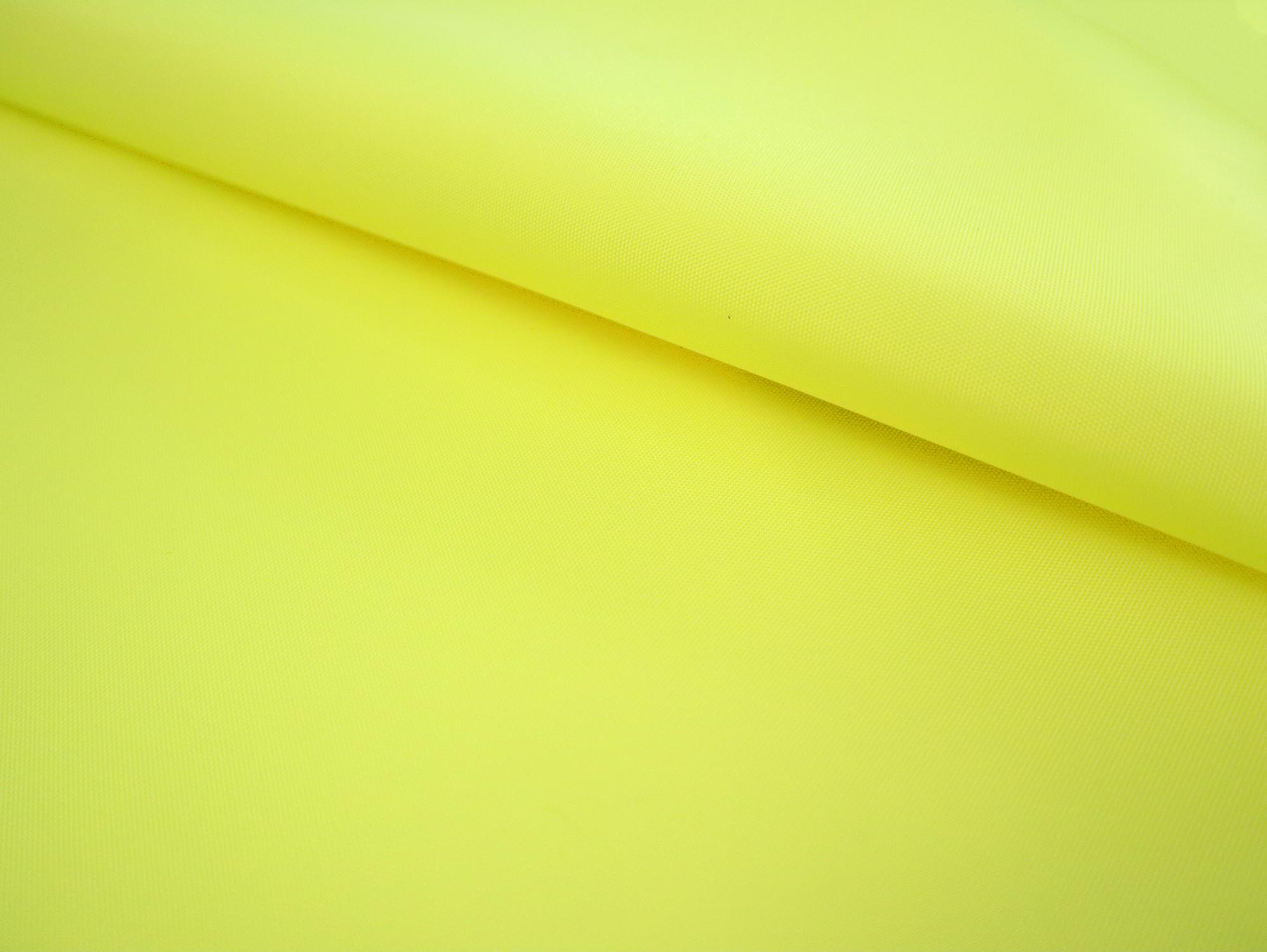 100% Nylon Canvas in Neon Yellow