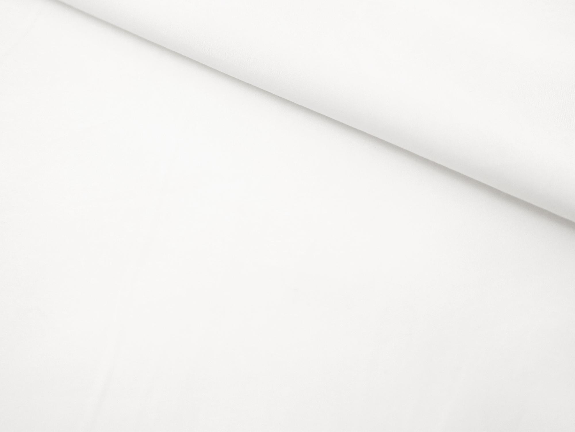 Sea Island Cotton Broadcloth in White