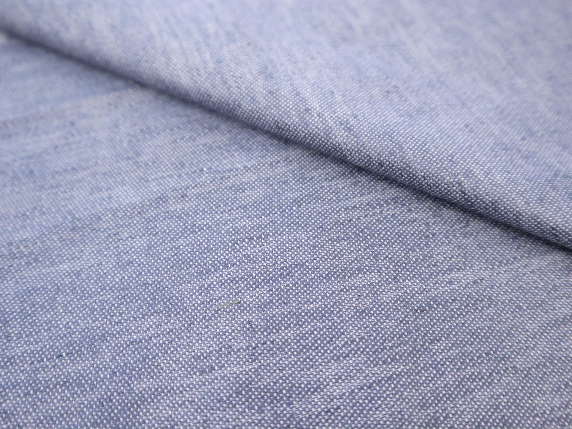 Cotton Blend Mercerized Twill in Indigo