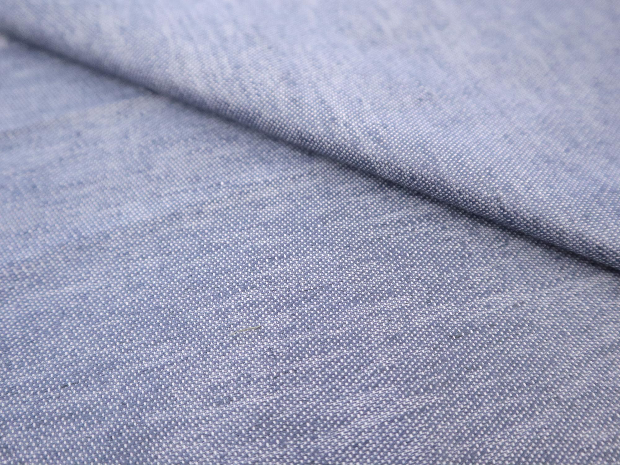 Cotton Blend Mercerized Twill in Indigo