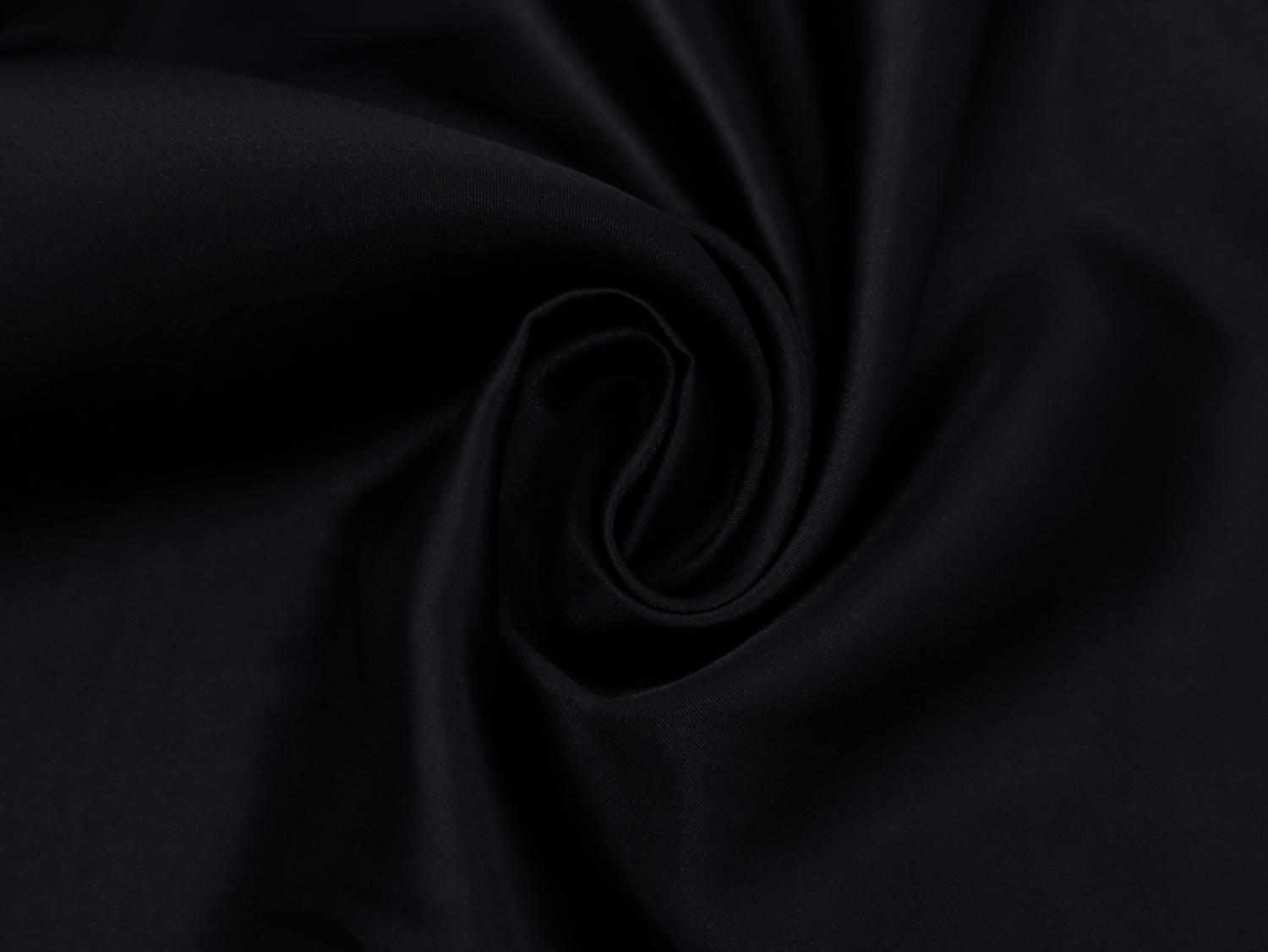 Satin Charmeuse in Navy