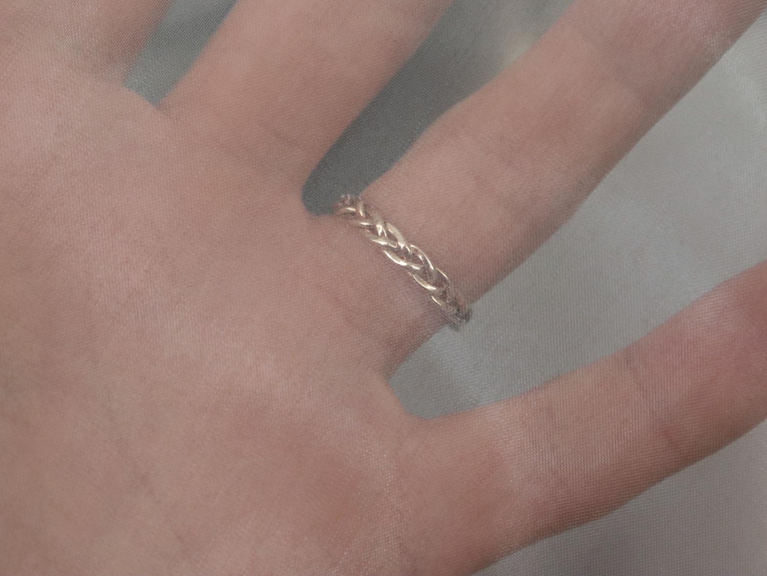 Iridescent Polyester Organza Onion Skin in Purple Taupe