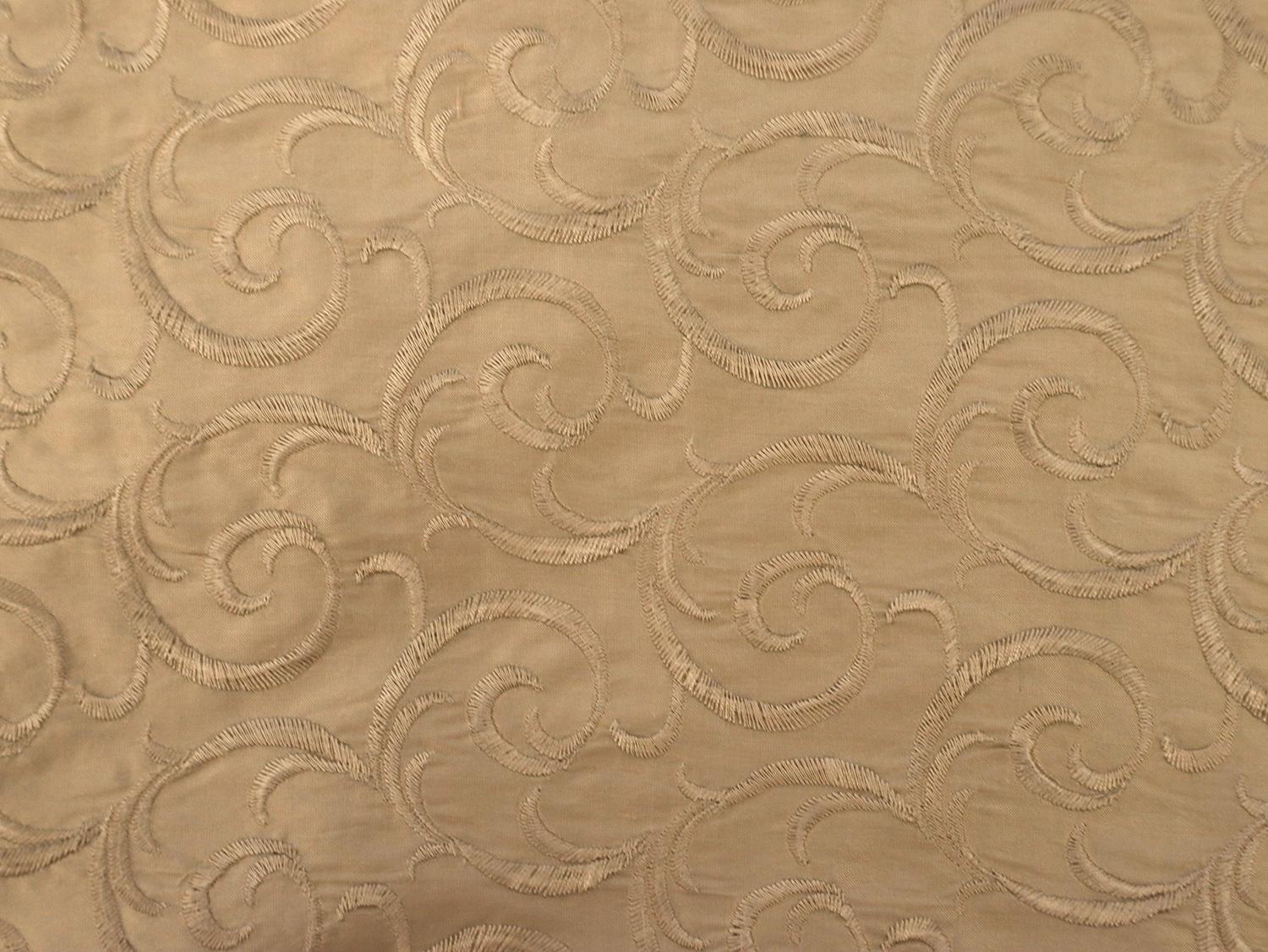 Embroidered Silk Shantung