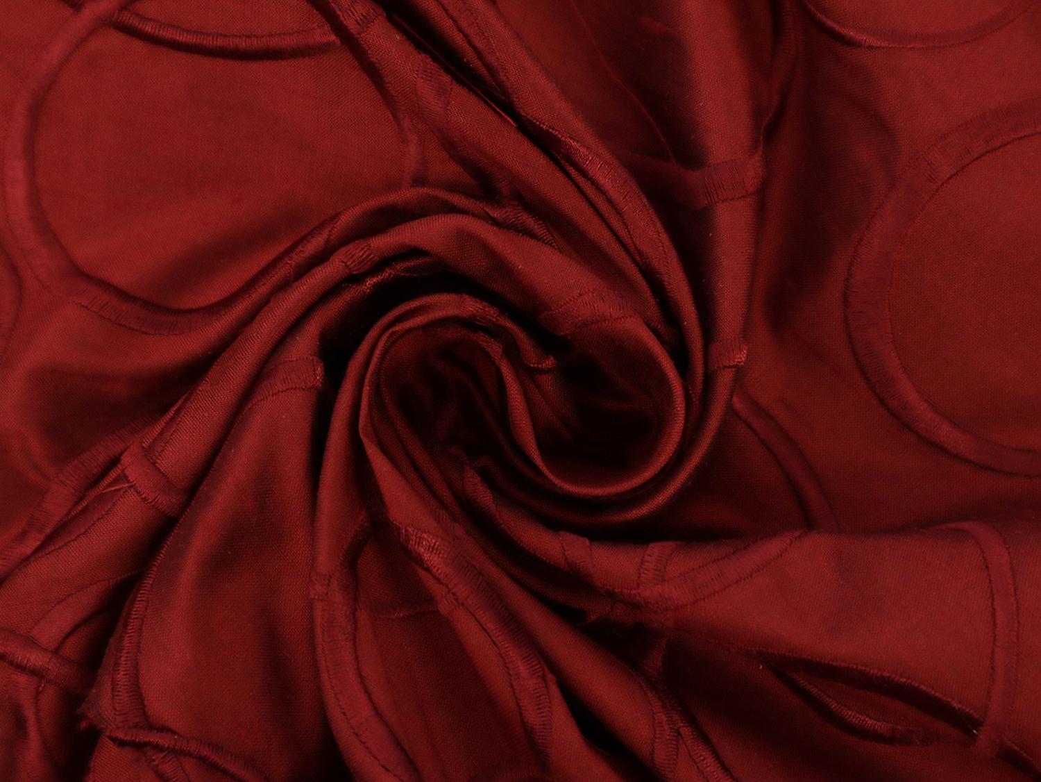 Embroidered Silk Shantung