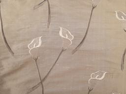 Embroidered Silk Shantung