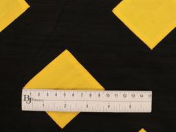 Color Block Appliqué Silk Shantung