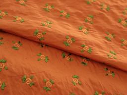 Embroidered Silk Shantung