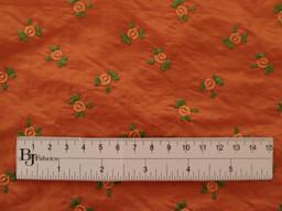 Embroidered Silk Shantung