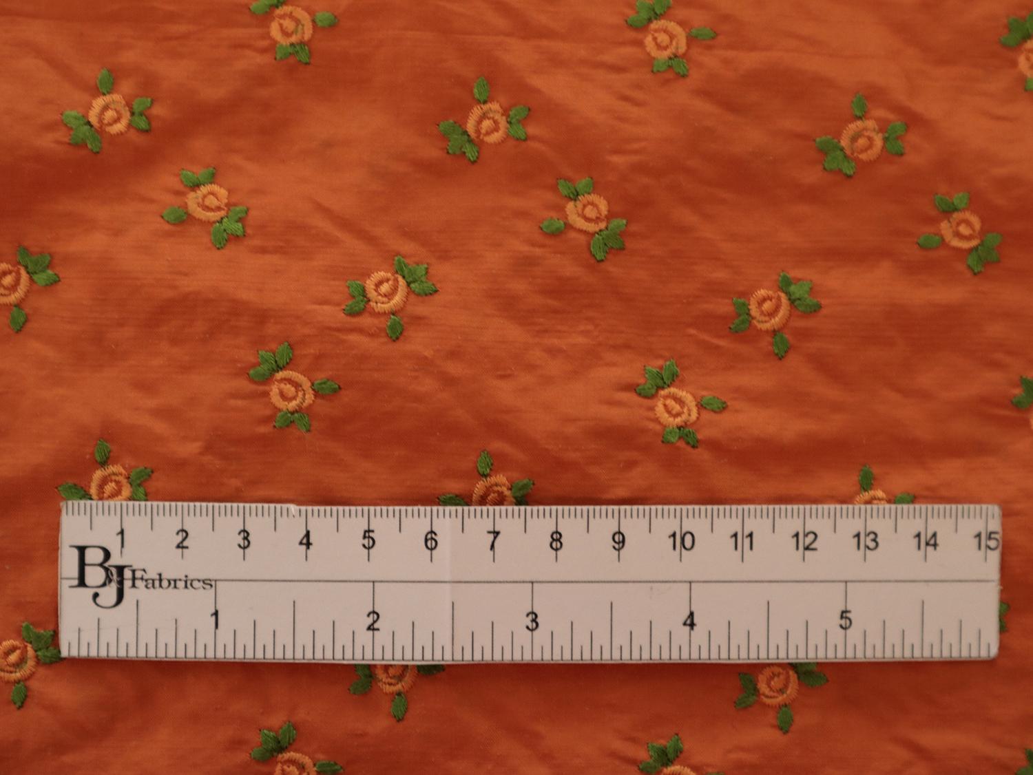 Embroidered Silk Shantung