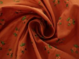 Embroidered Silk Shantung