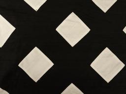 Color Block Appliqué Silk Shantung