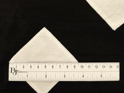 Color Block Appliqué Silk Shantung