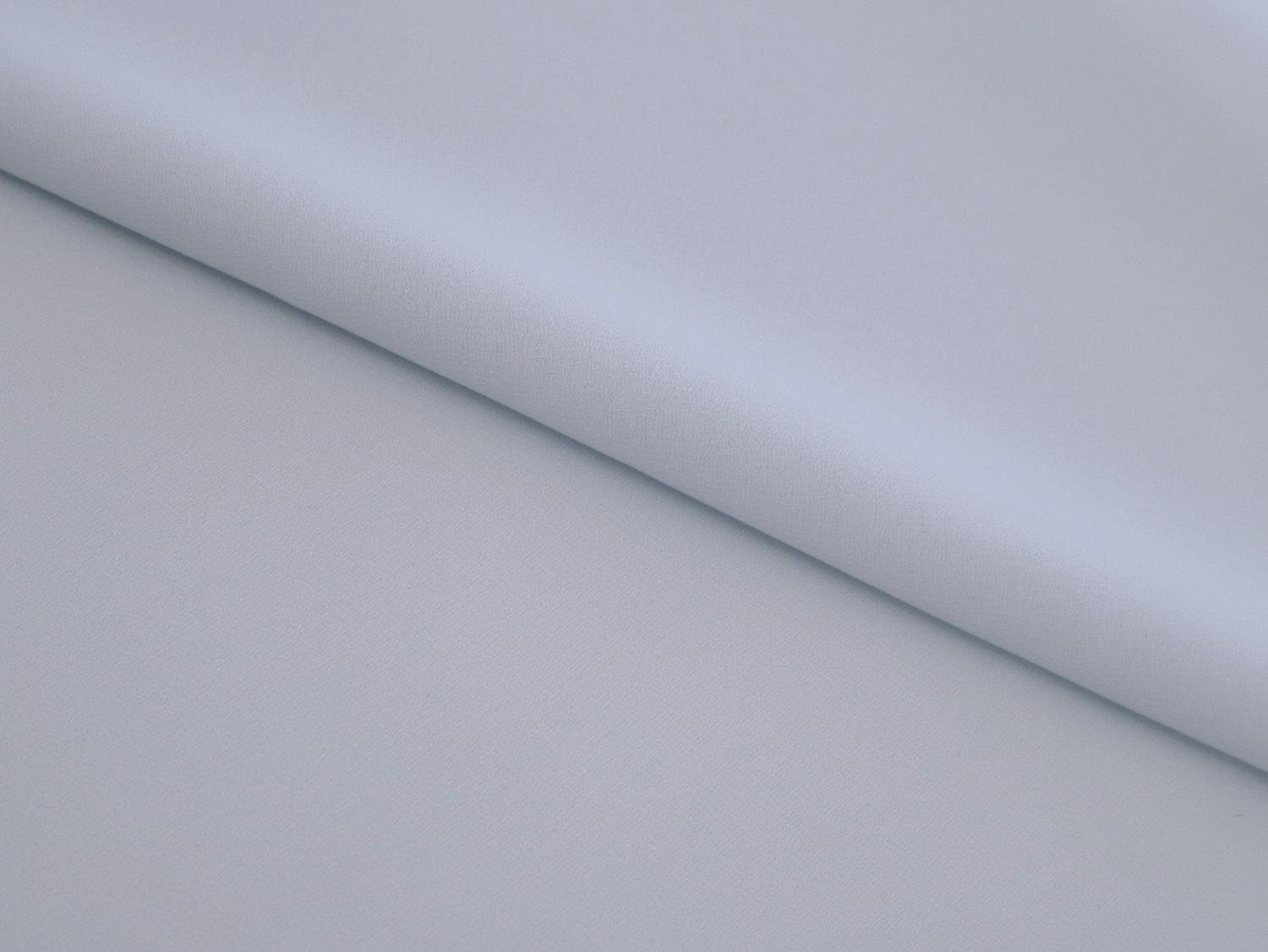 Polyester Double Georgette in Silver