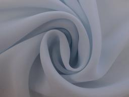 Polyester Double Georgette in Silver