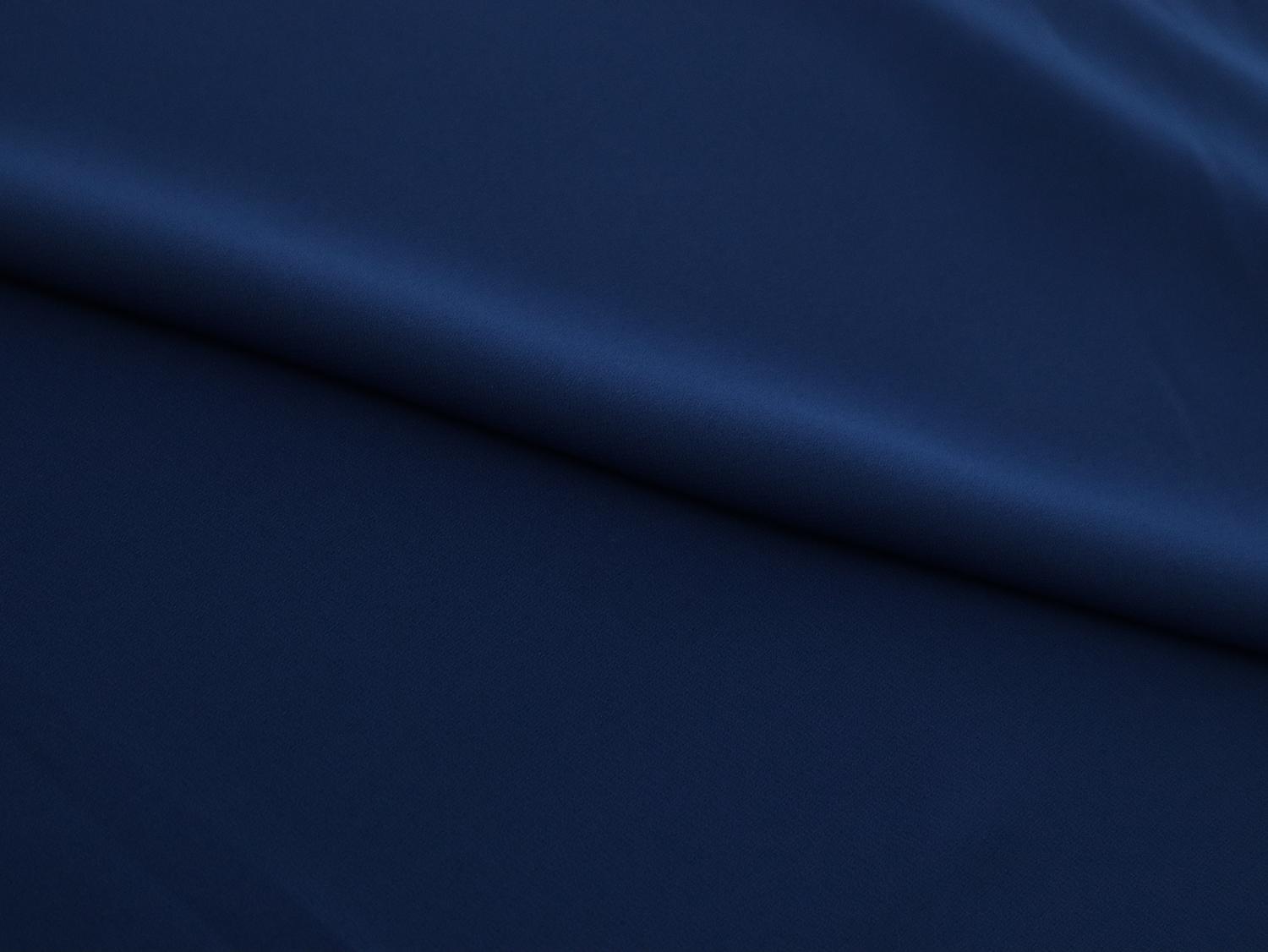 Polyester Double Georgette in Cobalt