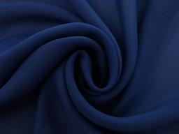 Polyester Double Georgette in Cobalt