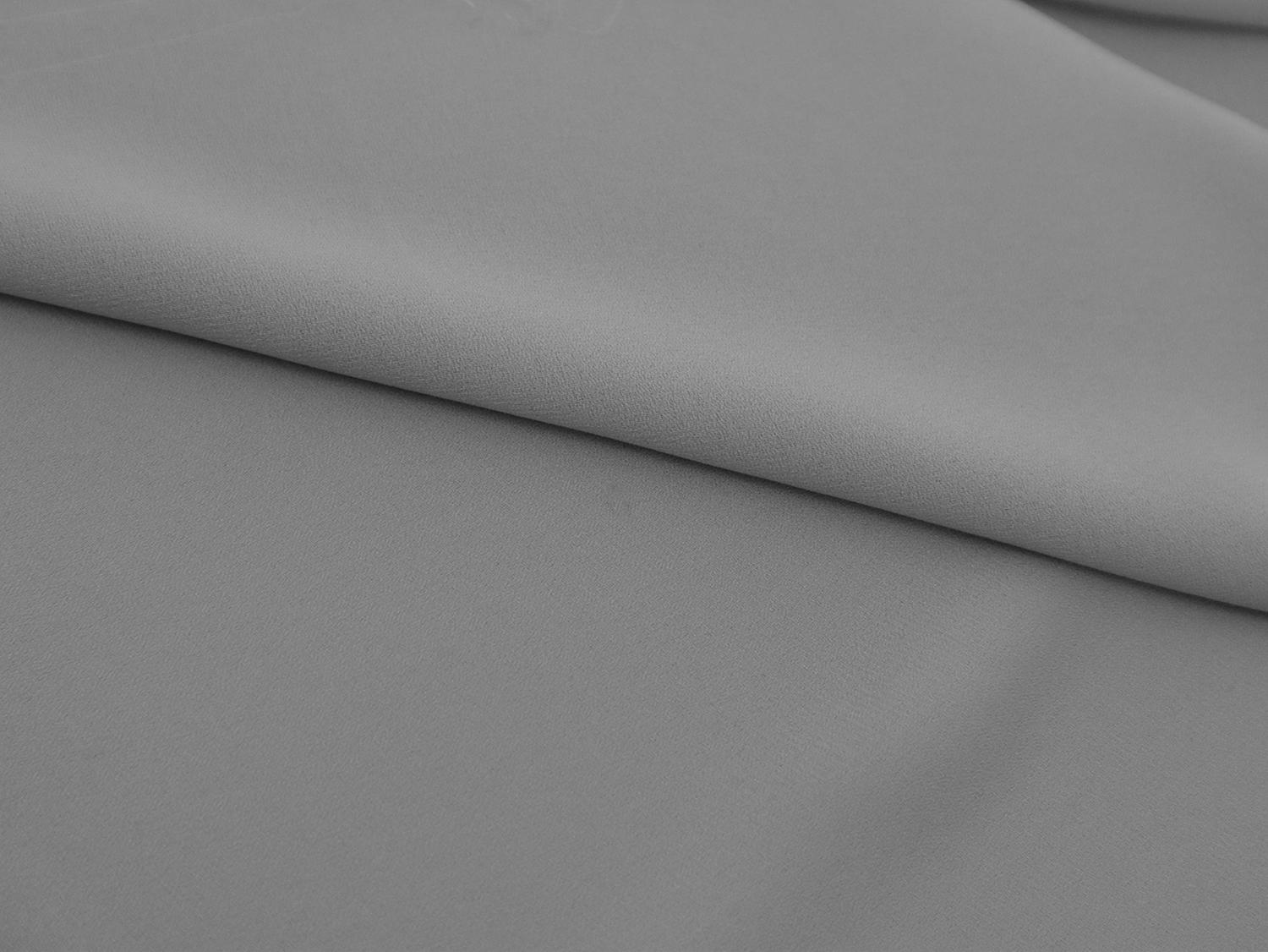 Polyester Double Georgette in Grey