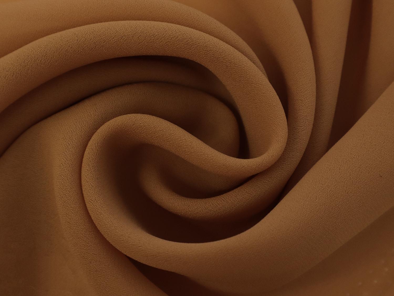 Polyester Double Georgette in Gold