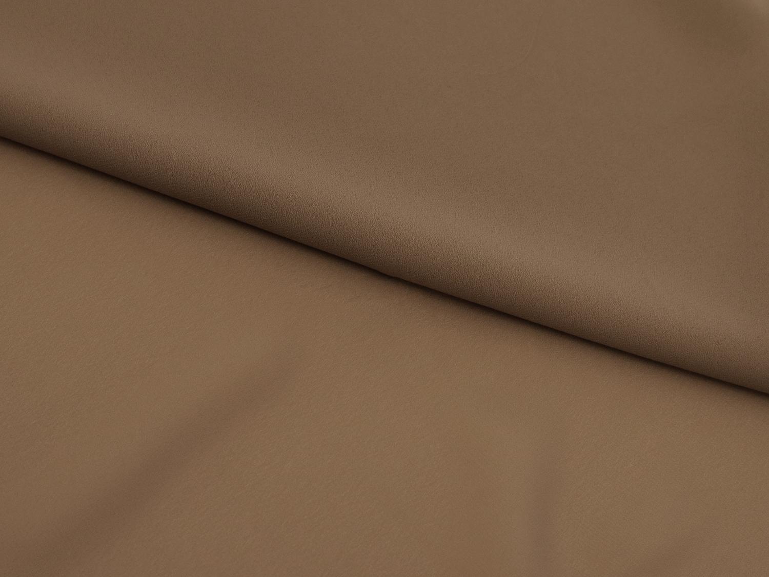 Polyester Double Georgette in Taupe