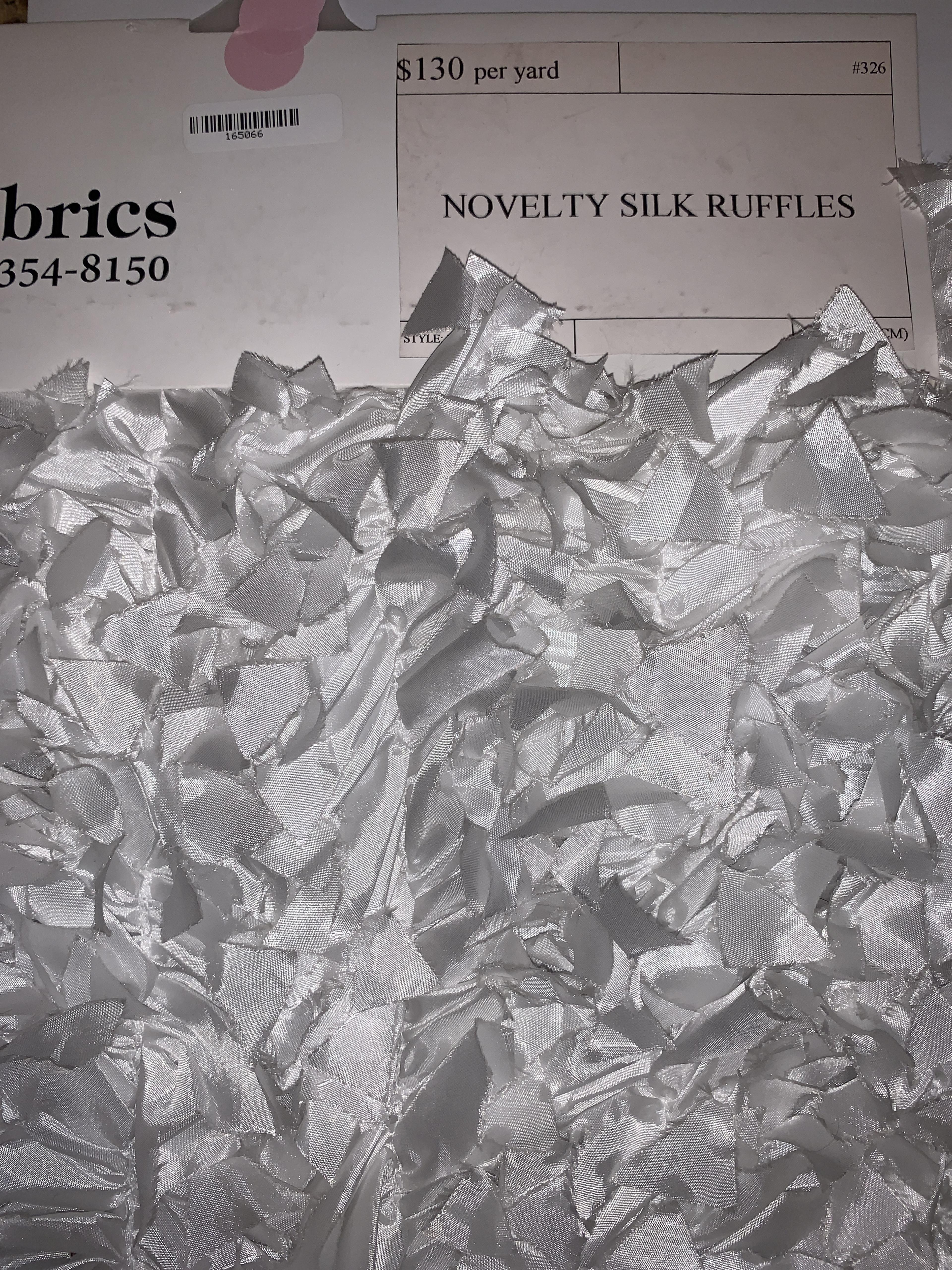 Scnp Novelty Silk Ruffles