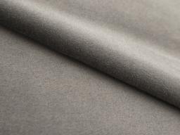 Pure Cotton Velvet in Steel Grey