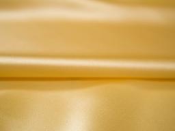 Solid silk charmuese in Banana - flat