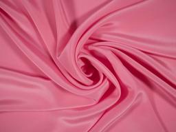 silk Crepe De Chine in Azalea- bunched