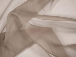 Solid organza in mushroom bunched