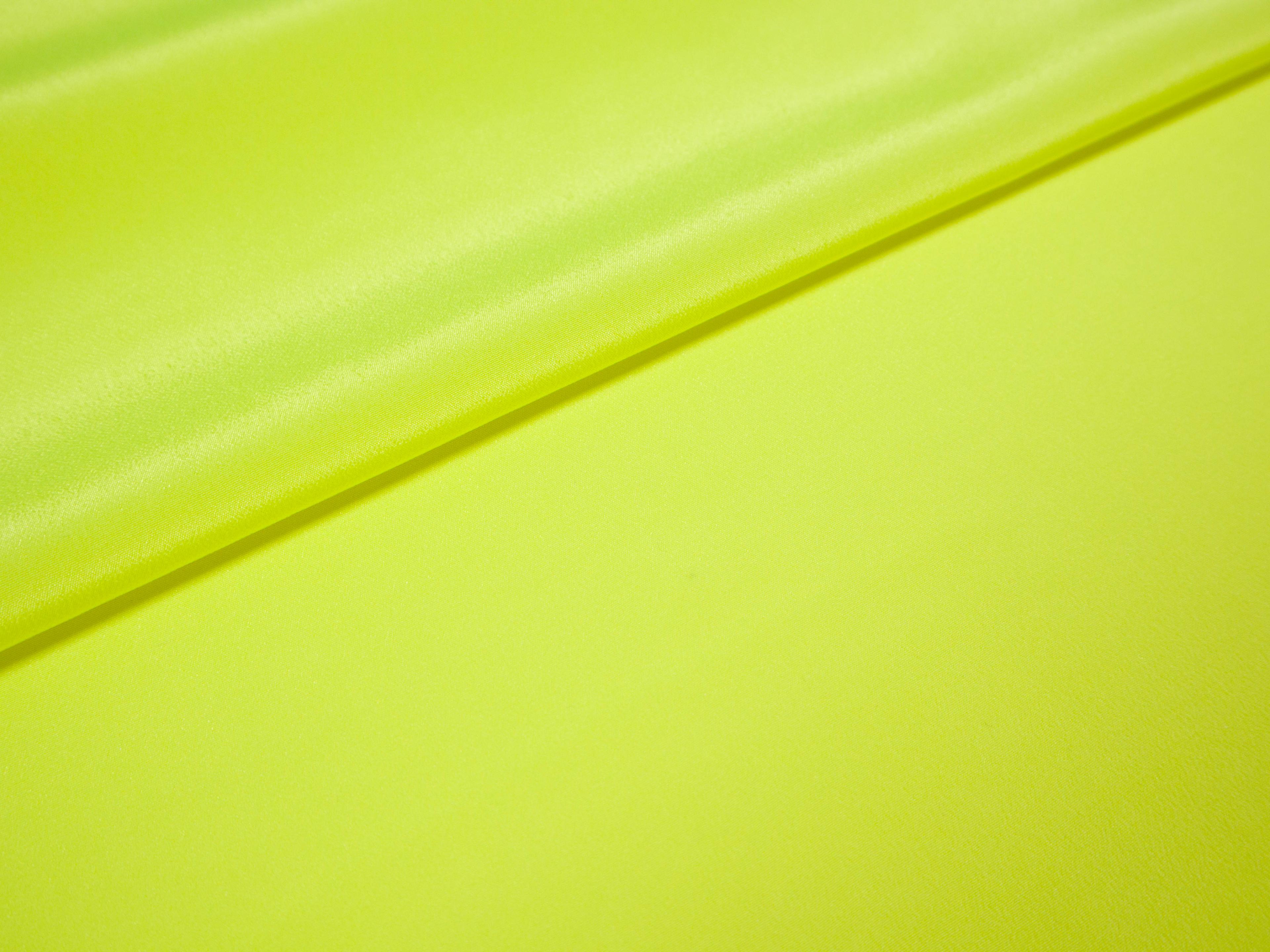 silk Crepe De Chine in key lime- folded