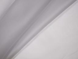 Solid organza in silver folded