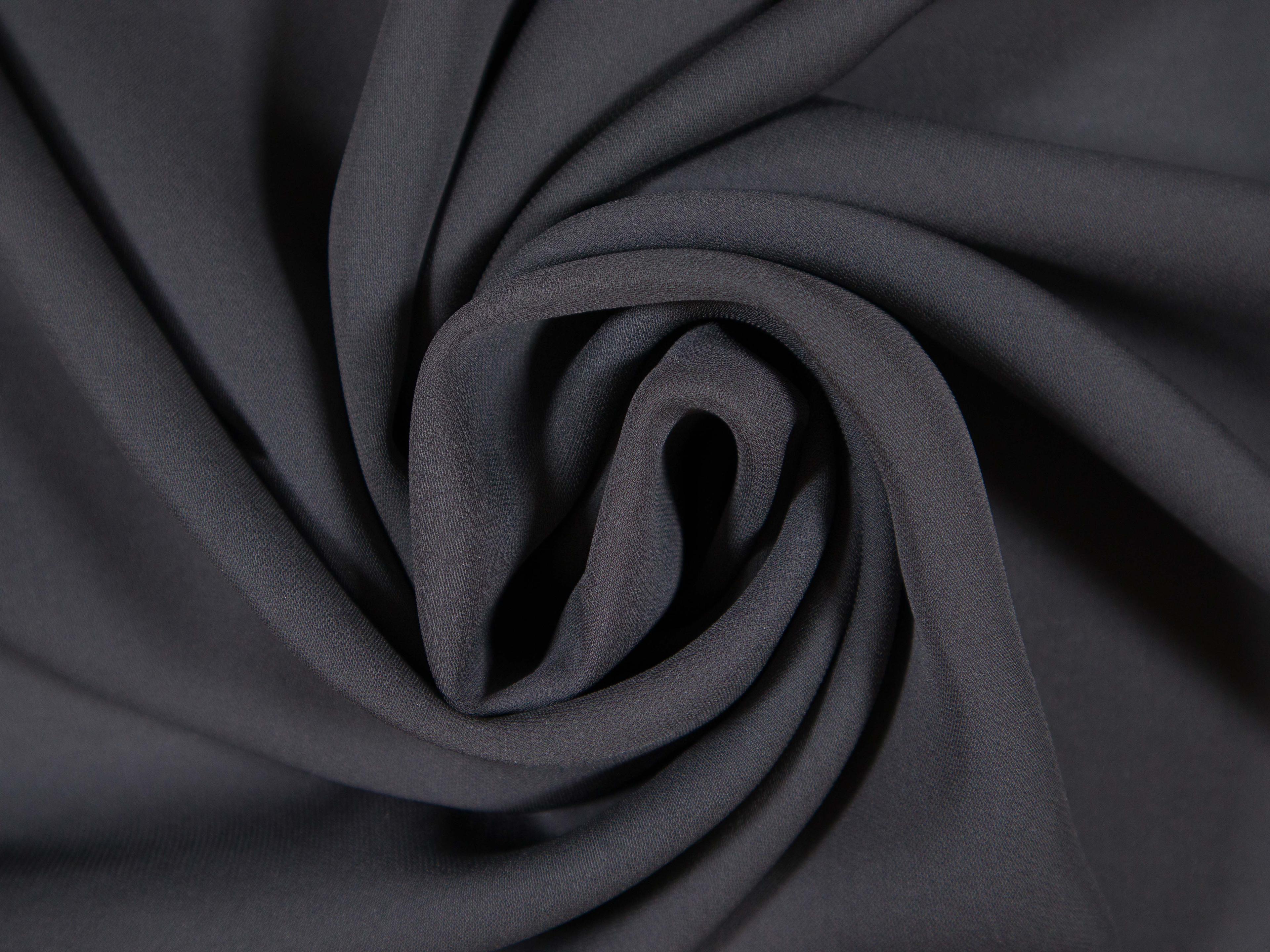 Silk Georgette in Pepper draped