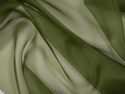 Solid organza in Avocado bunched