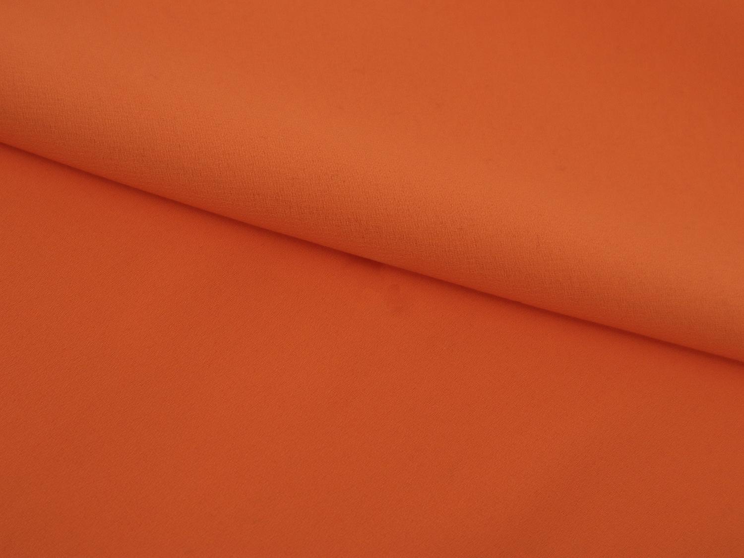 Polyester Double Georgette in Orange
