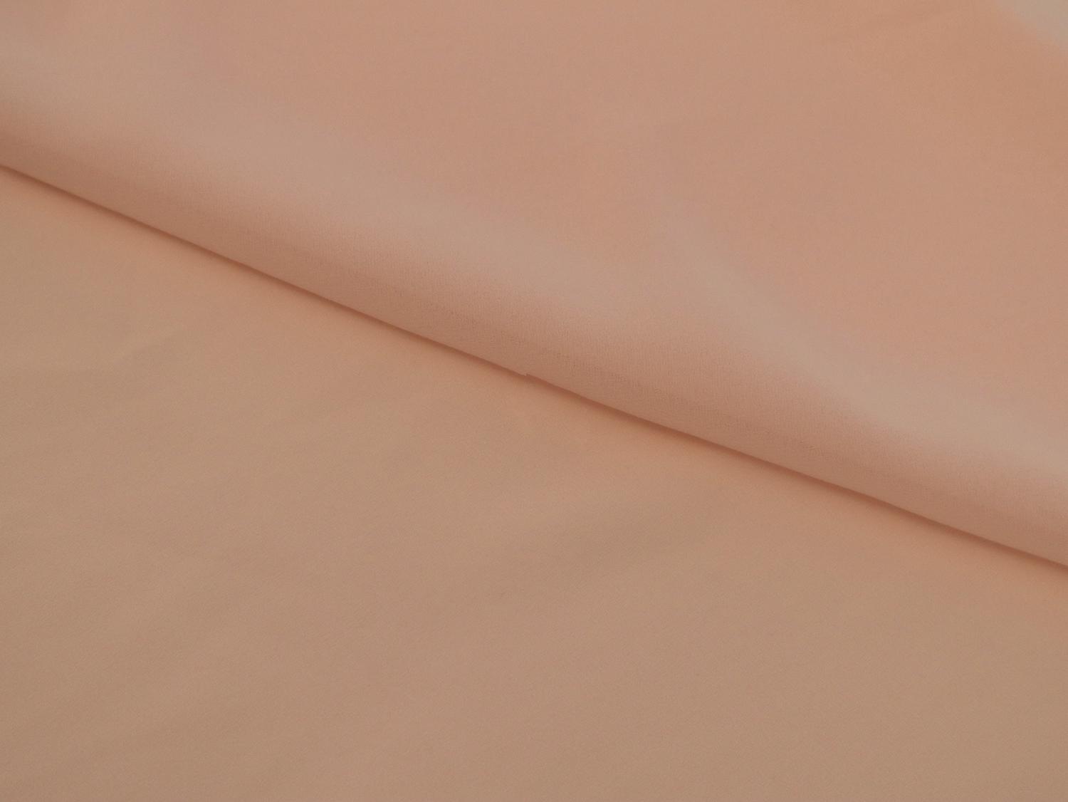 Polyester Double Georgette in Peach
