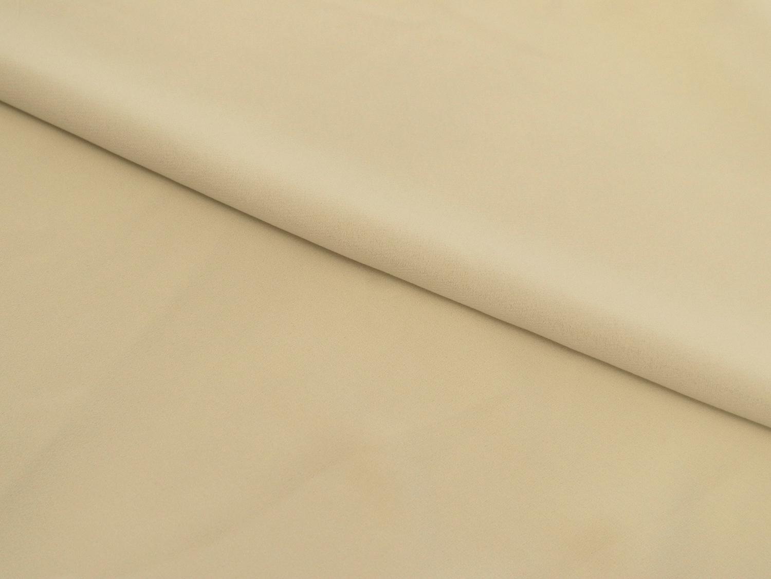 Polyester Double Georgette in Cream