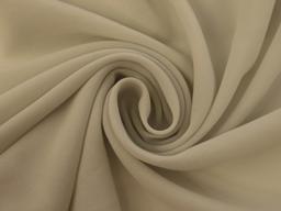 Polyester Double Georgette in Cream