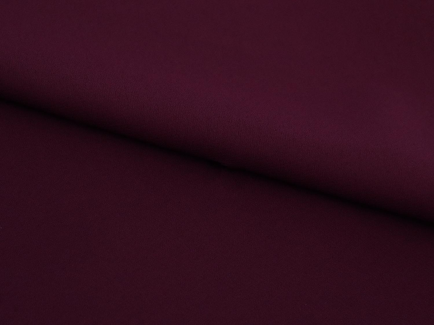Polyester Double Georgette in Wine